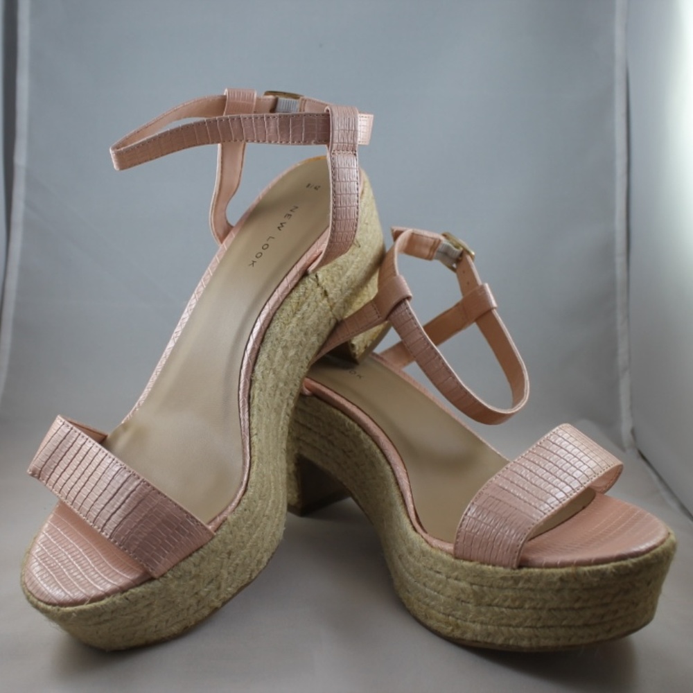BRAND NEW Apricot Platform Espadrille